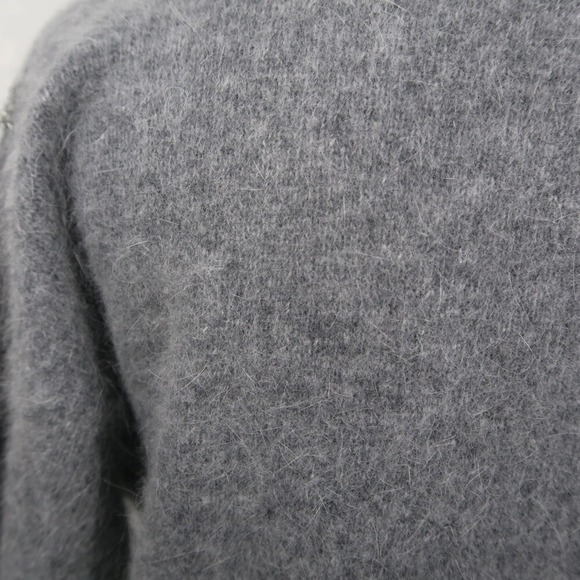 Vintage Sweater Womens Lambswool Angora Holiday Christmas Snowflake Tunic Size S - Picture 10 of 13